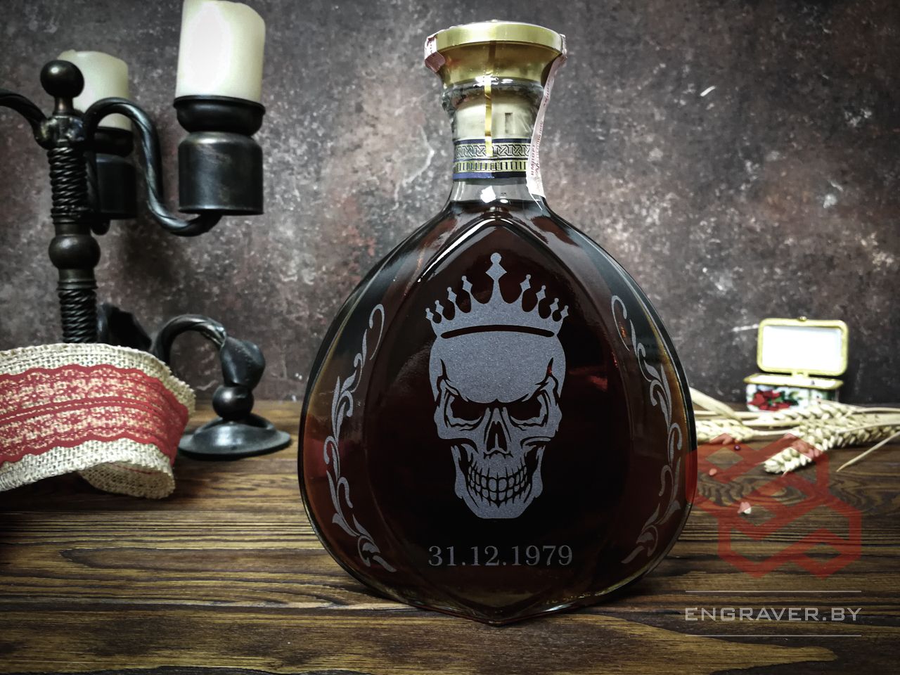 Гравировка на бокалах для коньяка Минск и вся Беларусь