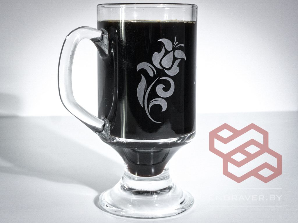 Гравировка на стеклянных чашках Минск и вся Беларусь